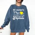 My Favorite Player Calls Me Stepmom Softball Baseball Mom Comfort Colors Sweatshirt Blue Jean My Favorite Player Calls Me Stepmom Softball Baseball Mom Comfort Colors Sweatshirt Blue Jean