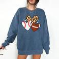 Football Baseball Heart Football Baseball Mom Comfort Colors Sweatshirt Blue Jean Football Baseball Heart Football Baseball Mom Comfort Colors Sweatshirt Blue Jean