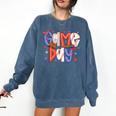 Game Day Baseball Lover Field Day Men Women Kid Comfort Colors Sweatshirt Blue Jean Game Day Baseball Lover Field Day Men Women Kid Comfort Colors Sweatshirt Blue Jean