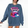 Game Kindergarten Baseball Ice Cream Drip On Back To School Comfort Colors Sweatshirt Blue Jean Game Kindergarten Baseball Ice Cream Drip On Back To School Comfort Colors Sweatshirt Blue Jean