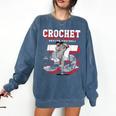 Garrett Crochet Boston Baseball Players MLBGCR201M Comfort Colors Sweatshirt Blue Jean