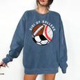 Gigi Of Ballers Baseball Soccer Football Gigi Comfort Colors Sweatshirt Blue Jean
