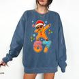 Gingerbread Six Seven 67 Ice Cream Drip Baseball Comfort Colors Sweatshirt Blue Jean