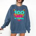 Happy 100 Days Of School Costume Baseball Drip Ice Cream Comfort Colors Sweatshirt Blue Jean Happy 100 Days Of School Costume Baseball Drip Ice Cream Comfort Colors Sweatshirt Blue Jean