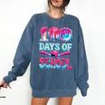 Happy 100 Days Of School Game Day Baseball Ice Cream Drip Comfort Colors Sweatshirt Blue Jean Happy 100 Days Of School Game Day Baseball Ice Cream Drip Comfort Colors Sweatshirt Blue Jean