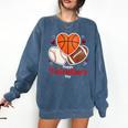 Happy Valentine’s Basketball Football Valentine Baseball Comfort Colors Sweatshirt Blue Jean Happy Valentine’s Basketball Football Valentine Baseball Comfort Colors Sweatshirt Blue Jean