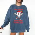 Hit Hard Run Fast Turn Left Baseball Player Premium Tri-Blend Comfort Colors Sweatshirt Blue Jean Hit Hard Run Fast Turn Left Baseball Player Premium Tri-Blend Comfort Colors Sweatshirt Blue Jean