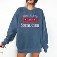 Home Plate Social Club Softball Season Baseball Mom Premium Comfort Colors Sweatshirt Blue Jean Home Plate Social Club Softball Season Baseball Mom Premium Comfort Colors Sweatshirt Blue Jean