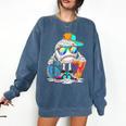 HUGvyn 6 7 Baseball Number Kid Drip Ice Cream Six Seven Meme Comfort Colors Sweatshirt Blue Jean HUGvyn 6 7 Baseball Number Kid Drip Ice Cream Six Seven Meme Comfort Colors Sweatshirt Blue Jean