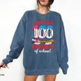 HUGvyn I Just Hit 100 Days Of School Baseball Ice Cream Boys Comfort Colors Sweatshirt Blue Jean HUGvyn I Just Hit 100 Days Of School Baseball Ice Cream Boys Comfort Colors Sweatshirt Blue Jean
