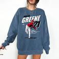 Hunter Greene Cincinnati MLB Baseball Players MLBHGR204M Comfort Colors Sweatshirt Blue Jean Hunter Greene Cincinnati MLB Baseball Players MLBHGR204M Comfort Colors Sweatshirt Blue Jean