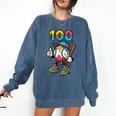 Ice Cream Drip Baseball Party 100 Days Of School Teacher Comfort Colors Sweatshirt Blue Jean Ice Cream Drip Baseball Party 100 Days Of School Teacher Comfort Colors Sweatshirt Blue Jean