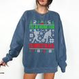 I'Ll Be Home For Christmas Baseball Xmas Comfort Colors Sweatshirt Blue Jean I'Ll Be Home For Christmas Baseball Xmas Comfort Colors Sweatshirt Blue Jean
