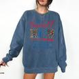 I’m A Baseball Mom Of Course I Know More Than The Coach Comfort Colors Sweatshirt Blue Jean