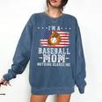 I'm a Baseball Mom Nothing Scares Me Baseball Comfort Colors Sweatshirt Blue Jean I'm a Baseball Mom Nothing Scares Me Baseball Comfort Colors Sweatshirt Blue Jean