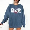 I'm a Proud Soccer Baseball Mom Comfort Colors Sweatshirt Blue Jean