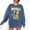 Jackson Merrill San Diego MLB Baseball Player MLBJME201M Comfort Colors Sweatshirt Blue Jean