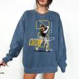 Jackson Merrill San Diego MLB Baseball Player MLBJME202M Comfort Colors Sweatshirt Blue Jean