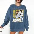 Jackson Merrill San Diego MLB Baseball Player MLBJME203M Comfort Colors Sweatshirt Blue Jean Jackson Merrill San Diego MLB Baseball Player MLBJME203M Comfort Colors Sweatshirt Blue Jean