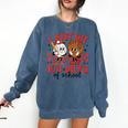 I Just Hit 100 Days Of School Baseball 100th Day Teacher Kid Comfort Colors Sweatshirt Blue Jean I Just Hit 100 Days Of School Baseball 100th Day Teacher Kid Comfort Colors Sweatshirt Blue Jean