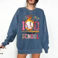 I Just Hit 100 Days Of School Baseball Lovers Fans Boys Kids Comfort Colors Sweatshirt Blue Jean I Just Hit 100 Days Of School Baseball Lovers Fans Boys Kids Comfort Colors Sweatshirt Blue Jean