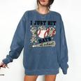 I Just Hit 100 Days Of School Camo Baseball 100 Days Smarter Comfort Colors Sweatshirt Blue Jean I Just Hit 100 Days Of School Camo Baseball 100 Days Smarter Comfort Colors Sweatshirt Blue Jean