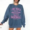 I Just Really Dislike Baseball Pants Baseball Mom Mama Comfort Colors Sweatshirt Blue Jean I Just Really Dislike Baseball Pants Baseball Mom Mama Comfort Colors Sweatshirt Blue Jean
