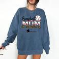 Leopard Baseball Mom Mama Mommy Sport Comfort Colors Sweatshirt Blue Jean Leopard Baseball Mom Mama Mommy Sport Comfort Colors Sweatshirt Blue Jean