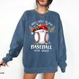 Most Likely To Play Baseball With Santa Christmas Xmas Comfort Colors Sweatshirt Blue Jean Most Likely To Play Baseball With Santa Christmas Xmas Comfort Colors Sweatshirt Blue Jean
