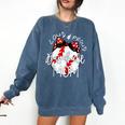 Loud & Proud Baseball Mom Baseballs Mother Sport Women Girls Comfort Colors Sweatshirt Blue Jean Loud & Proud Baseball Mom Baseballs Mother Sport Women Girls Comfort Colors Sweatshirt Blue Jean
