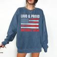 Loud & Proud Baseball Mom Sport Comfort Colors Sweatshirt Blue Jean Loud & Proud Baseball Mom Sport Comfort Colors Sweatshirt Blue Jean