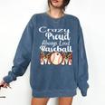 Loud And Proud Baseball Mom Messy Bun 2024 Comfort Colors Sweatshirt Blue Jean Loud And Proud Baseball Mom Messy Bun 2024 Comfort Colors Sweatshirt Blue Jean