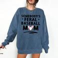 Loudmouth Baseball Mama ShirtSomebody's Feral Baseball Mom Comfort Colors Sweatshirt Blue Jean Loudmouth Baseball Mama ShirtSomebody's Feral Baseball Mom Comfort Colors Sweatshirt Blue Jean