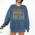 Loudmouth Baseball Mom Mother's Day Sports Cute Comfort Colors Sweatshirt Blue Jean Loudmouth Baseball Mom Mother's Day Sports Cute Comfort Colors Sweatshirt Blue Jean