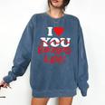 I Love Baseball Moms Comfort Colors Sweatshirt Blue Jean I Love Baseball Moms Comfort Colors Sweatshirt Blue Jean