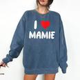 I Love Mamie Heart Grandma Grandmother Grandparent Raglan Baseball Tee Comfort Colors Sweatshirt Blue Jean I Love Mamie Heart Grandma Grandmother Grandparent Raglan Baseball Tee Comfort Colors Sweatshirt Blue Jean