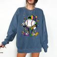 Mardi Gras Ice Cream Drip Baseball Carnival Party Mask Boys Comfort Colors Sweatshirt Blue Jean Mardi Gras Ice Cream Drip Baseball Carnival Party Mask Boys Comfort Colors Sweatshirt Blue Jean