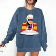 Marvin Zindler Houston Soccer Football Basketball Baseball Premium Tri-Blend Comfort Colors Sweatshirt Blue Jean