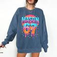 Mason 67 Costume Ice Cream Baseball Drip 6 7 Meme Six Seven Comfort Colors Sweatshirt Blue Jean Mason 67 Costume Ice Cream Baseball Drip 6 7 Meme Six Seven Comfort Colors Sweatshirt Blue Jean