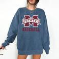 Mississippi State Baseball Bulldogs NCAA MS16 Comfort Colors Sweatshirt Blue Jean Mississippi State Baseball Bulldogs NCAA MS16 Comfort Colors Sweatshirt Blue Jean