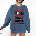 Moms Against Baseball Pants Baseball Mom Joke Comfort Colors Sweatshirt Blue Jean