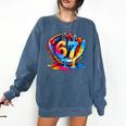 Number 67 Baseball Glove Ice Cream Drip Six Seven Meme Comfort Colors Sweatshirt Blue Jean Number 67 Baseball Glove Ice Cream Drip Six Seven Meme Comfort Colors Sweatshirt Blue Jean