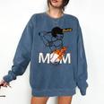 Proud Baseball MOM Sports & Softball Nostalgia Comfort Colors Sweatshirt Blue Jean Proud Baseball MOM Sports & Softball Nostalgia Comfort Colors Sweatshirt Blue Jean