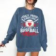 Proud Baseball Mom For Women Mom Baseball Mama Comfort Colors Sweatshirt Blue Jean Proud Baseball Mom For Women Mom Baseball Mama Comfort Colors Sweatshirt Blue Jean