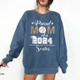 Proud Mom Of a 2024 Senior Class Of 2024 Baseball Mom Comfort Colors Sweatshirt Blue Jean Proud Mom Of a 2024 Senior Class Of 2024 Baseball Mom Comfort Colors Sweatshirt Blue Jean