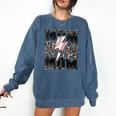 Retro Baseball Mom Mama Baseball Life Mother's Day Baseball Comfort Colors Sweatshirt Blue Jean Retro Baseball Mom Mama Baseball Life Mother's Day Baseball Comfort Colors Sweatshirt Blue Jean