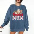 Retro Coffee Baseball Mama Mother's Day Baseball Mom Comfort Colors Sweatshirt Blue Jean Retro Coffee Baseball Mama Mother's Day Baseball Mom Comfort Colors Sweatshirt Blue Jean