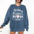 Senior Baseball Mom 2028 Class Of 2028 Graduation Comfort Colors Sweatshirt Blue Jean Senior Baseball Mom 2028 Class Of 2028 Graduation Comfort Colors Sweatshirt Blue Jean
