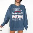 Senior Baseball Mom Class Of 2024 Baseball Senior Night Comfort Colors Sweatshirt Blue Jean Senior Baseball Mom Class Of 2024 Baseball Senior Night Comfort Colors Sweatshirt Blue Jean