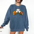Shamrock Baseball Basketball Football St Patricks Day Comfort Colors Sweatshirt Blue Jean Shamrock Baseball Basketball Football St Patricks Day Comfort Colors Sweatshirt Blue Jean